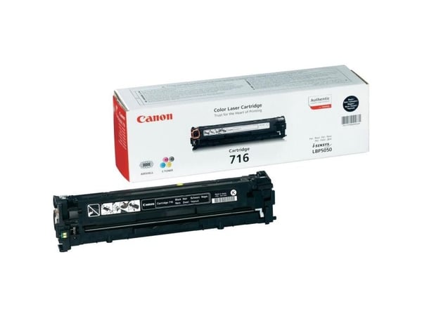 Canon 716 Musta - lajittelu - alkuperäinen - tonerpatron - i-SENSYS LBP5050, LBP5050N, MF8030CN, MF8040Cn, MF8050CN, MF8080Cw, MF8050CN, MF8080Cw
