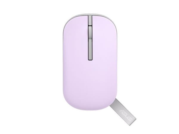 ASUS Marshmallow MD100 - Mus - optisk - 5 knapper - trådløs - Bluetooth 5.0, 2.4 GHz - havremelk