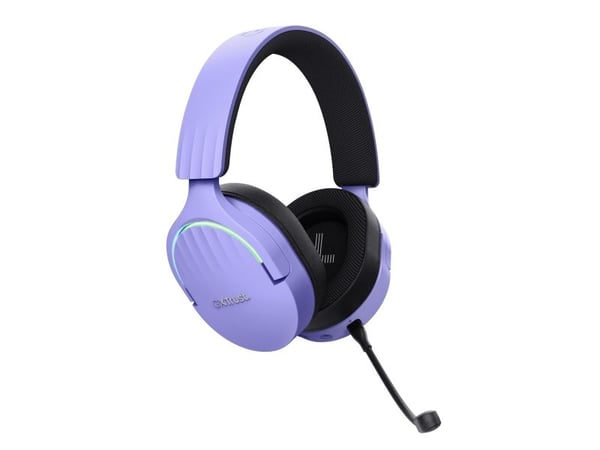 Trust GXT 491P FAYZO - Hodesett - 7,1-kanals - full størrelse - Bluetooth / 2,4 GHz radiofrekvens - kablet, trådløs - 3,5 mm jakk, USB-A via Blueto...