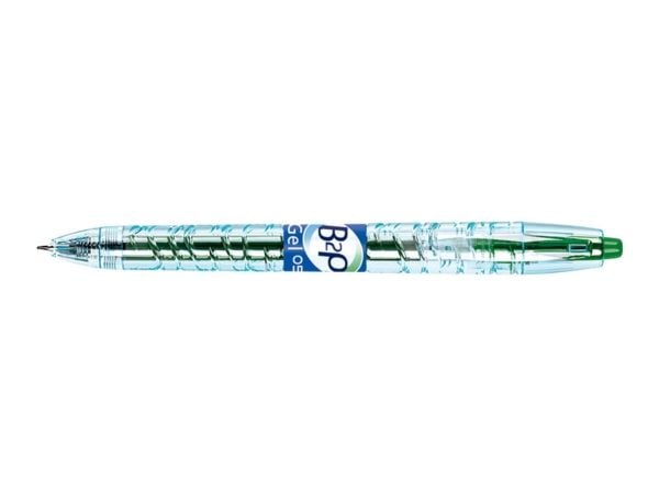 Gelpen, Pilot BeGreen B2P, 0,5 mm, grøn, pakke a 10 stk