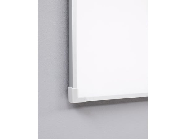Lintex Boarder - Whiteboard - veggmonterbar - 2505 x 1205 mm - keramikkstål - magnetisk - aluminiumramme med grå hjørner