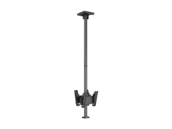 Multibrackets M Pro Series - Monteringskomponent (takplate, fast arm, stang) - for kamerakuppel - cctv - aluminium, stål - svart - monteringsgrense...