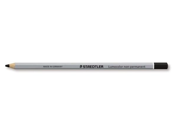 Blyant staedtler lumocolor, sort, pakke a 12 stk.