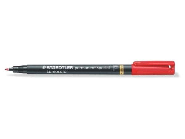 Staedtler Lumocolor 319, Hienojakoinen, 1 väriä, Punainen, 0,6 mm, Polypropeeni (PP)