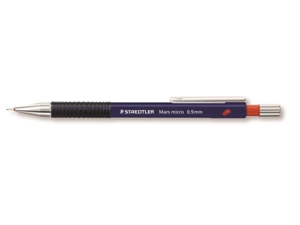 Staedtler Mars micro 775 0.9mm, 0,9 mm, B, Musta, Sininen, Oranssi, Musta, Metalli, 0,9 m