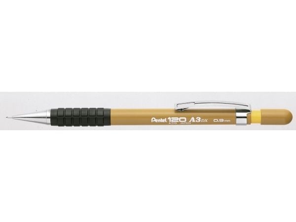 Pencil, Pentel, A319-Y, 0,9MM, sort
