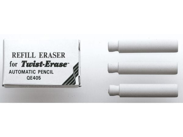 Pentel E10, Valkoinen, Aikuinen & lapsi, Side FX, Twist-Erase CLICK, Twist-Erase EXPRESS, Twist-Erase III, 3 kpl