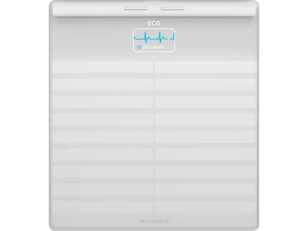 Withings Body Scan, Elektroninen henkilövaaka, 200 kg, 50 g, Valkoinen, 5 kg, kg, lb