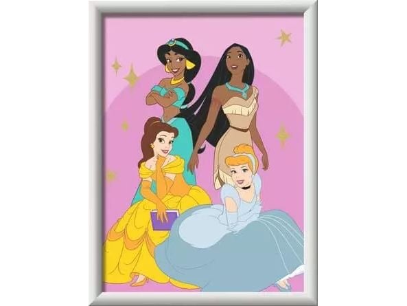 Ravensburger CreArt - MNZ - Disney Princesses, Støpe/malesett for barn, 9 år, Flerfarget