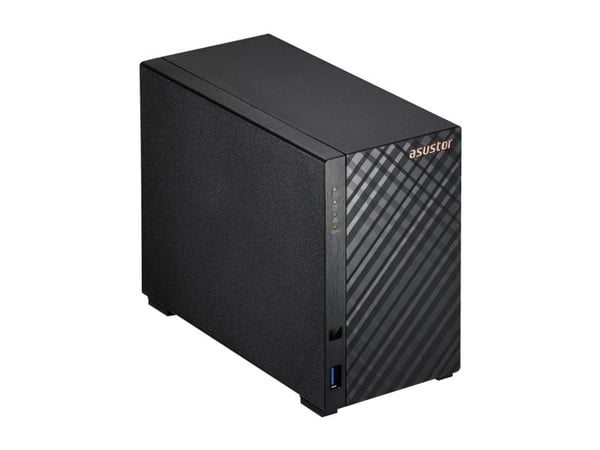 Asustor AS1102TL, NAS, Mini Tower, Realtek, RTD1619B, Sort