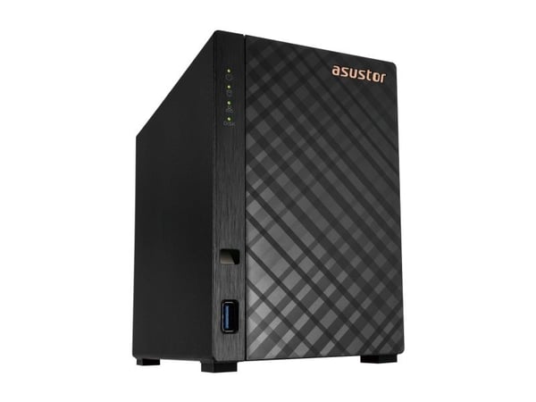 Asustor AS1102TL, NAS, Mini Tower, Realtek, RTD1619B, Sort