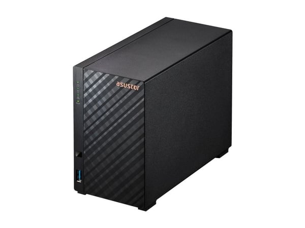 Asustor AS1102TL, NAS, Mini Tower, Realtek, RTD1619B, Sort