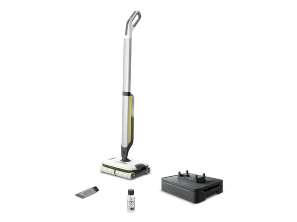 Kärcher FC 7 Cordless - Gulvrenser - pinne - uten kabel - hvit inkludert lader