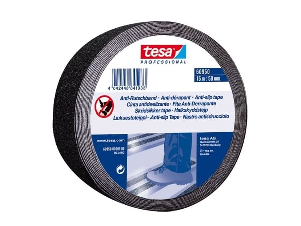 Skridsikker tape Tesa 60950, 50 mm x 15 m, sort