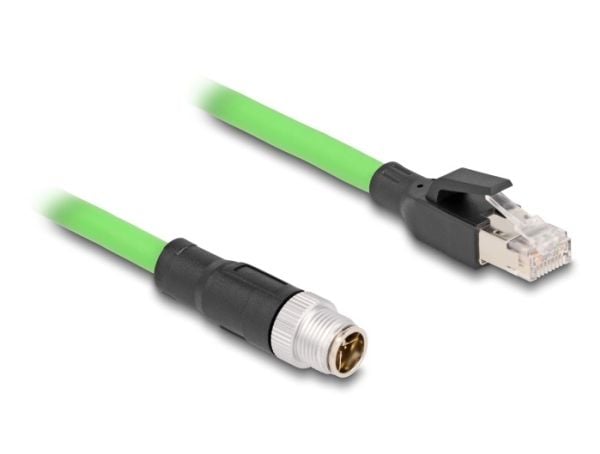 DeLOCK 80444, 5 m, SF/UTP (S-FTP), M12, RJ-45