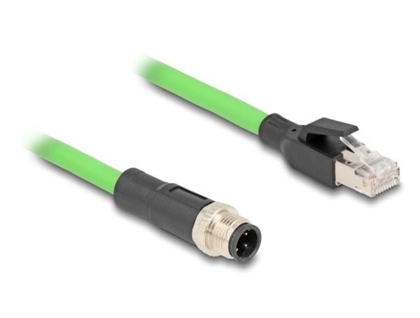 DeLOCK 80429, 5 m, SF/UTP (S-FTP), M12, RJ-45