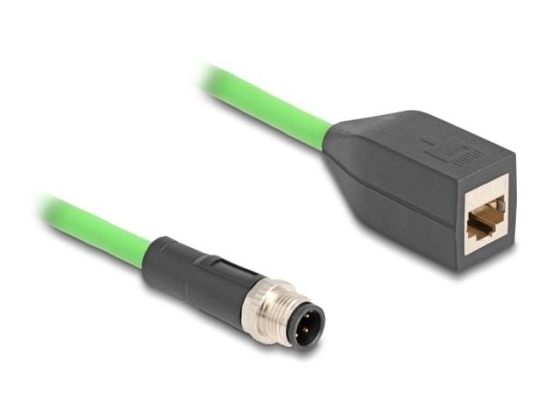 DeLOCK 60571, 0,5 m, SF/UTP (S-FTP), M12, RJ-45