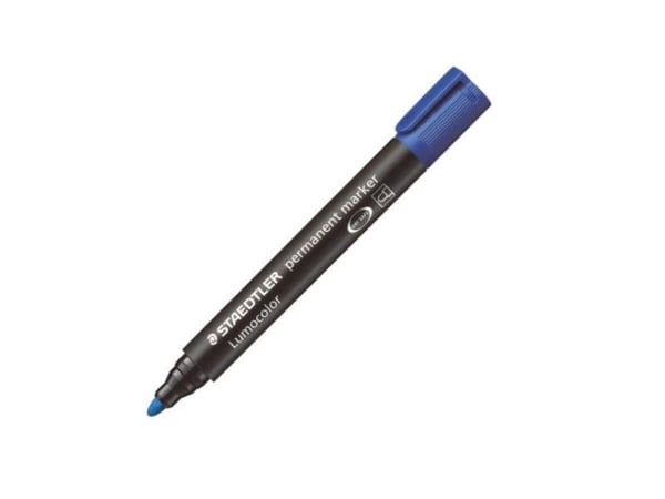 STAEDTLER Lumocolor - Markør - pysyvä - blå - 2 mm