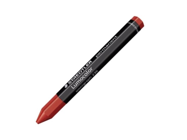 Staedtler Lumocolor 236, Punainen, Musta, Punainen, 1,2 cm, 1 kpl