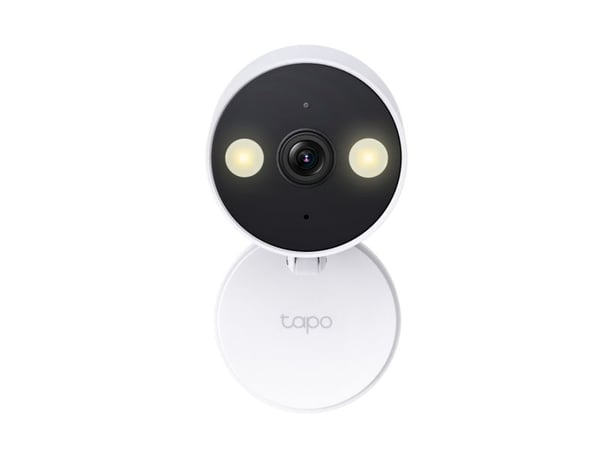 TP-Link Tapo C120, IP-sikkerhetskamera, Inne & Ute, Ledning & Trådløs, Tak/vegg/skrivebord, Hvit, Svart, 120°