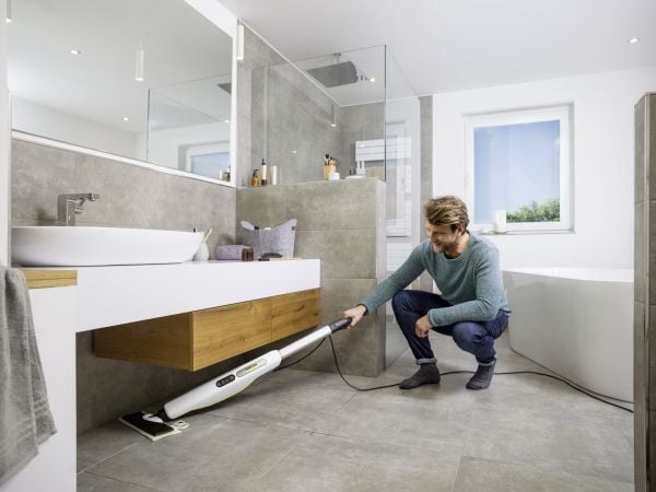 Kärcher SC 3 UPRIGHT, Ångmopp, 0,5 l, Svart, Vit, Knappar, 5 m, 1600 W