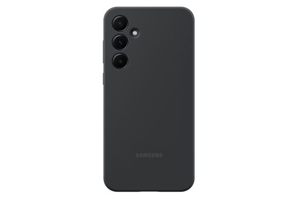 Samsung EF-PA556 - Bagsidecover til mobiltelefon - silikon - sort - for Galaxy A55