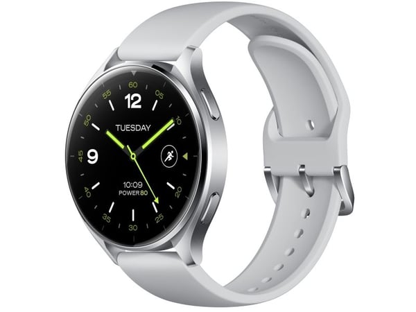 Xiaomi Watch 2 - Smartklokke med stropp - håndleddstørrelse: 140-210 mm - display 1.43" - 32 GB - Bluetooth, Wi-Fi - 36.8 g - sølv - demo