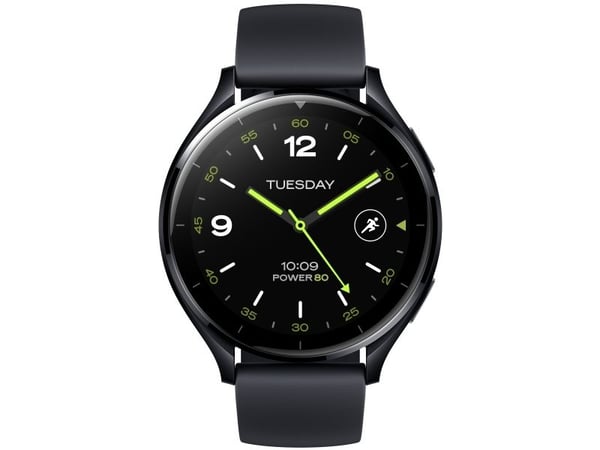 Xiaomi Watch 2 - Svart rustfritt stål - smartklokke med stropp