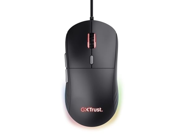Trust GXT 925 REDEX II, Høyrehånd, Laser, USB Type-A, 10000 dpi, Svart