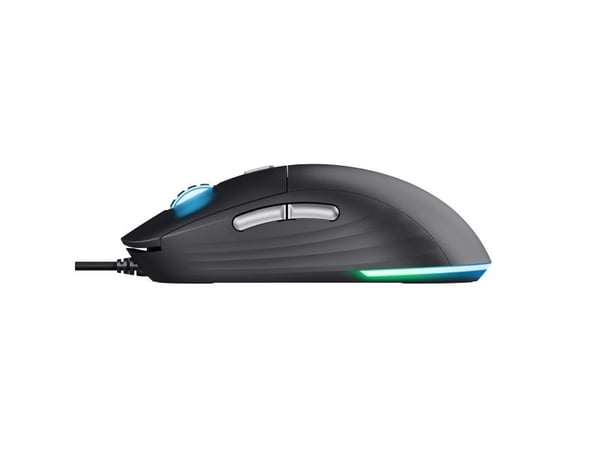 Trust GXT 925 REDEX II, Høyrehånd, Laser, USB Type-A, 10000 dpi, Svart