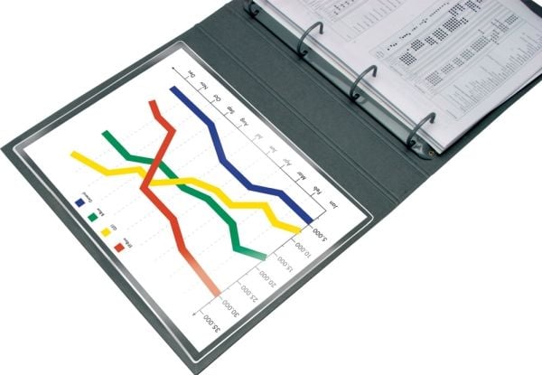 Plastlomme, BNT Bnt/Office transparent, 105x148mm, plastik pakke a 50 stk
