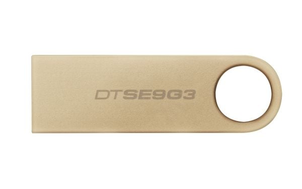 Kingston DataTraveler SE9 G3 - USB-flashstasjon - 256 GB - USB 3.2 Gen 1 - gull