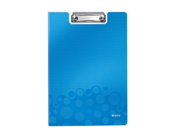 Leitz WOW - Notatbrettmappe - for A4 (210 x 297 mm) - kapasitet: 75 ark - metallic blå