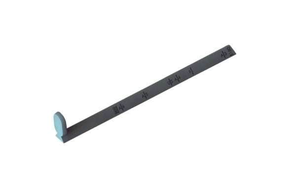 Leitz - Hullmaskinguide - ABS-plast - mørk grå - for P/N: 51800025, 51800035, 51800095