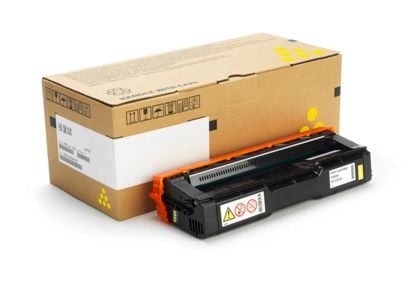 Ricoh 407719, 6000 sivua, Keltainen, 1 kpl