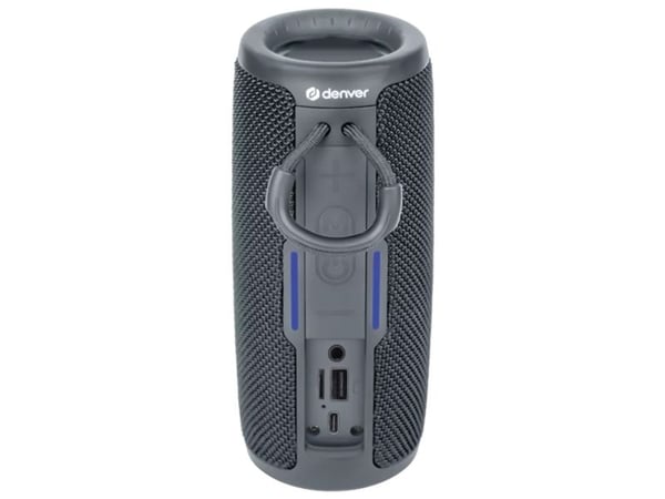 DENVER BTV-150GR - Høyttaler - for bærbar bruk - trådløs - Bluetooth - 10 watt - grå