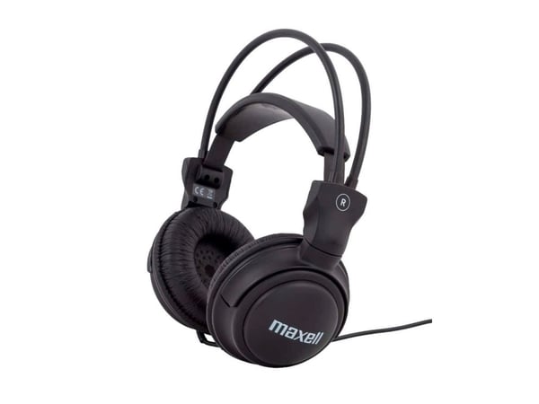 Maxell Home Studio, Koblet med ledninger (ikke trådløs), Musikk, Hodetelefoner, Svart