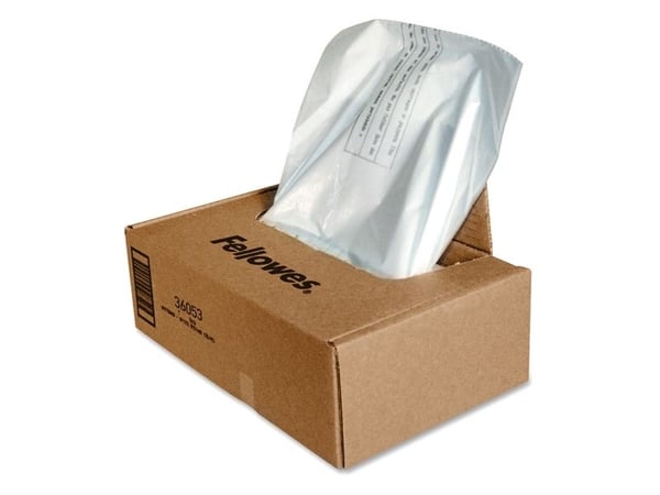Fellowes Powershred - Avfallspose (en pakke 100) - for Fellowes 99; AutoMax 130, 200; Intellishred SB-99; Powershred 90, 99, HS-440, SB-99