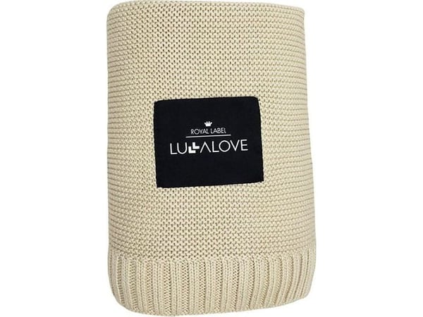 LullaLove Bambusteppe 80x100 cm Milk Coffee Beige Lullalove