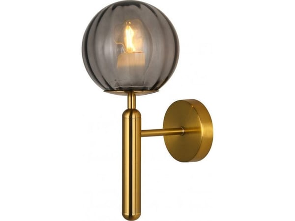 Vegglampe Italux veggmontert for stue moderne Italux Ravena WL-2324-1 BRO+SG