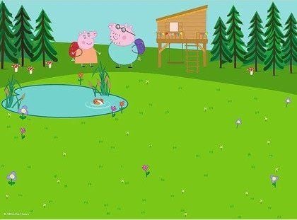 Trefl Magneettinen palapeli Peppan leikit, Peppa Pig, Peppapossu