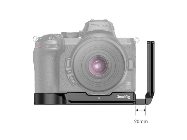 SmallRig 2947, Kamerabrakett, Sort, Aluminium, 1/4-20", Nikon Z5/Z6/Z7 Camera Nikon Z6 II/Z7 II Camera, 146,5 mm
