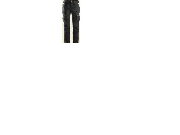 SNICKERS WORKWEAR AllroundWork 6241 stretch buks med hylsterlommerr Str: 52 sort