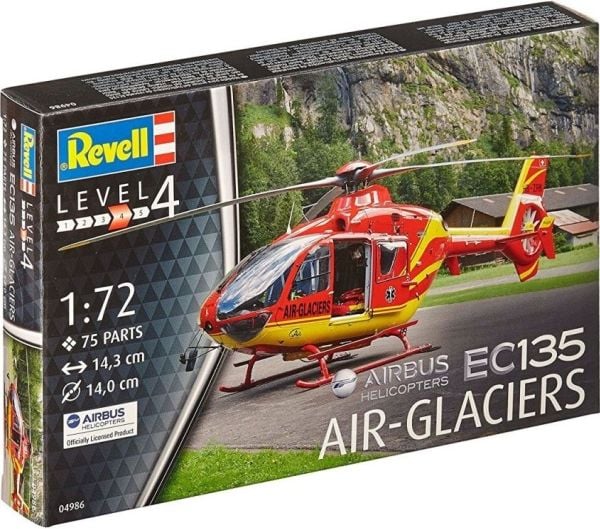 Revell 64986 EC135 AIR-GLACIERS Model Set, 144 år