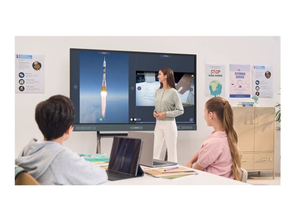 BenQ Board Master RM8604 - 86" Diagonalklasse RM04 Series LED-bakgrunnsbelyst LCD-skjerm - utdannelse - med innebygd interaktiv tusjtavle, berøring...