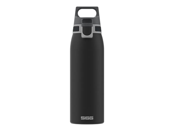 Sigg Shield ONE - Vattenflaska - Storlek 8 cm diameter - Höjd 27.1 cm - 1 L - svart