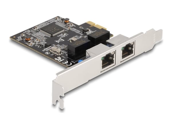 Delock - Nettverksadapter - PCIe 2.0 lav profil - Gigabit Ethernet x 1