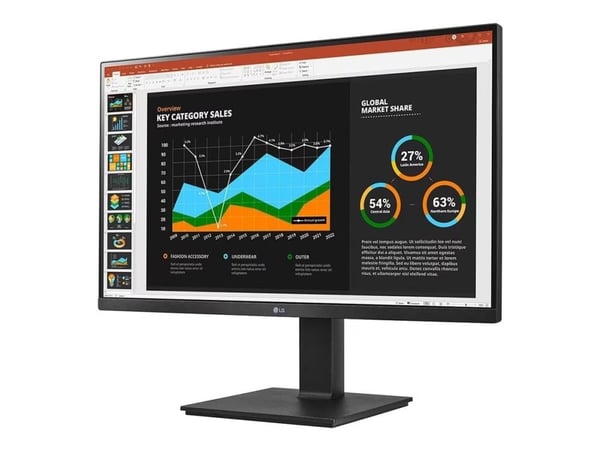 LG 27BQ75QB-B - LED-skjerm - 27" - 2560 x 1440 QHD @ 75 Hz - IPS - 350 cd/m² - 1000:1 - HDR10 - 5 ms - HDMI, DisplayPort, USB-C - høyttalere - svart LG 27BQ75QB-B - LED-skjerm - 27" - 2560 x 1440 QHD @ 75 Hz - IPS - 350 cd/m² - 1000:1 - HDR10 - 5 ms - HDMI, DisplayPort, USB-C - høyttalere - svart