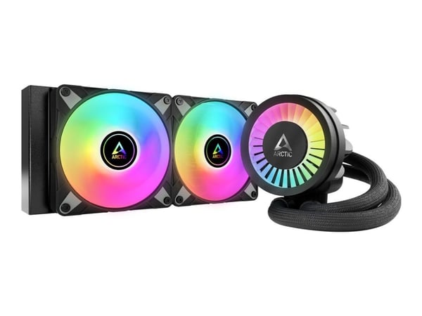 ARCTIC Liquid Freezer III 280 A-RGB, Allt-i-ett vätskekylare, 14 cm, 69,9 cfm/min, 117,06 m³/h, Svart