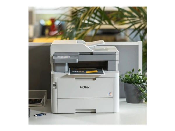 Brother MFC-L8390CDW - Multifunksjonsskriver - farge - LED - Letter A (216 x 279 mm)/A4 (210 x 297 mm) (original) - A4/Legal (medie) - opp til 30 s...